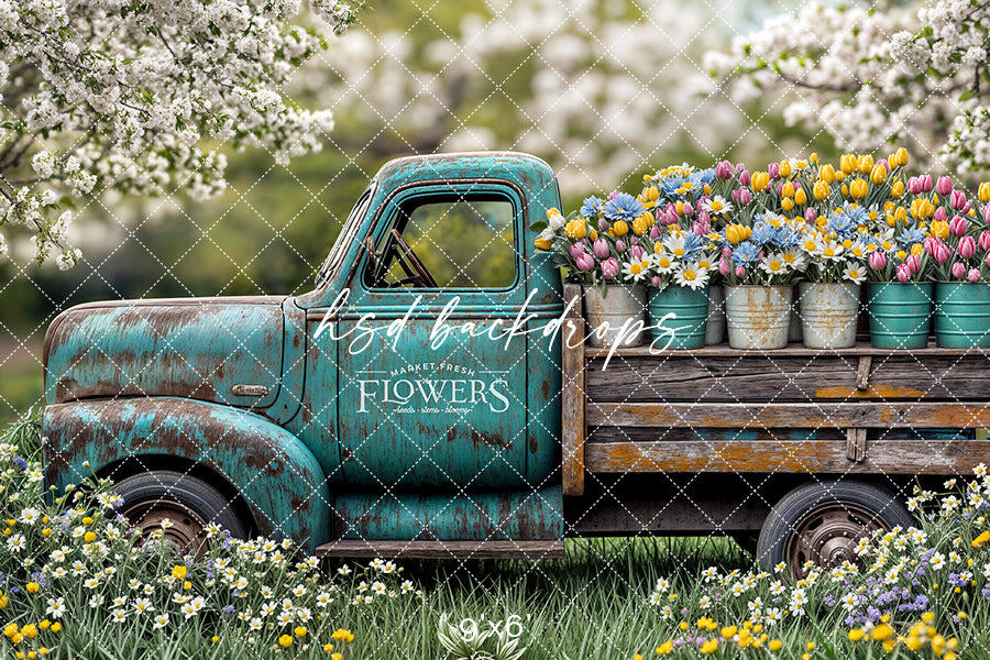 Rustic Spring Truck