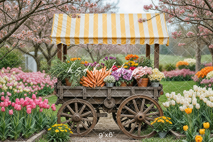 Spring Garden Cart