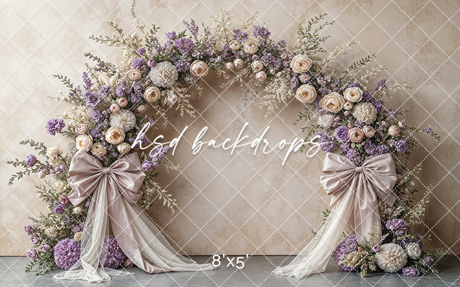 Boho Blooms & Bows - Purple