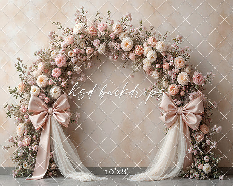 Boho Blooms & Bows - Peach