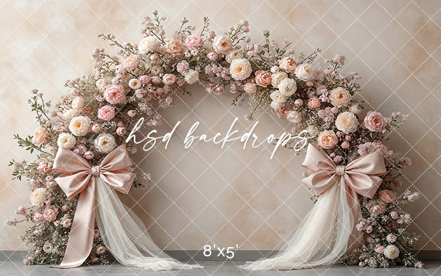 Boho Blooms & Bows - Peach