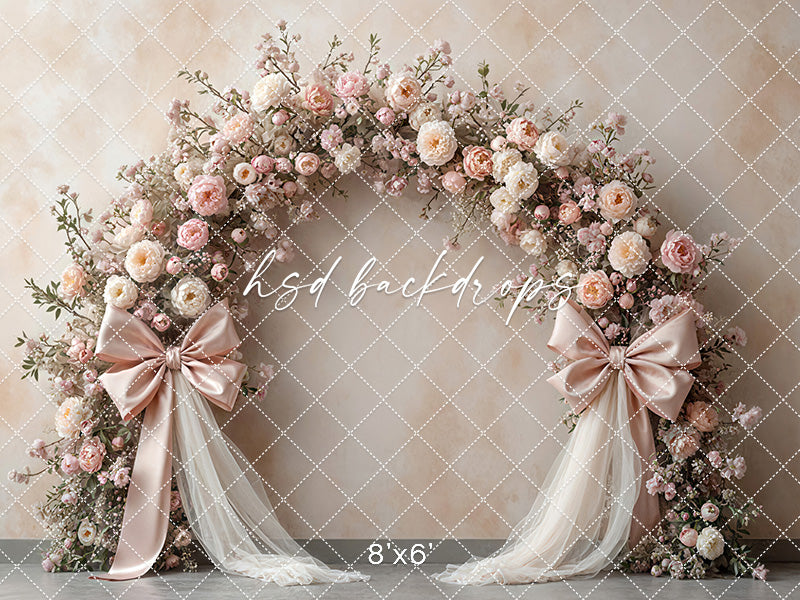 Boho Blooms & Bows - Peach