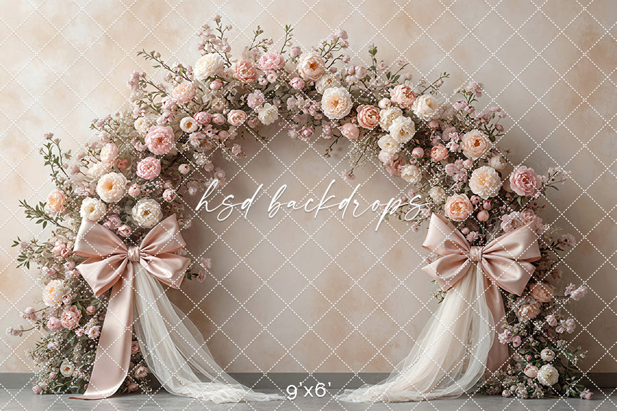 Boho Blooms & Bows - Peach