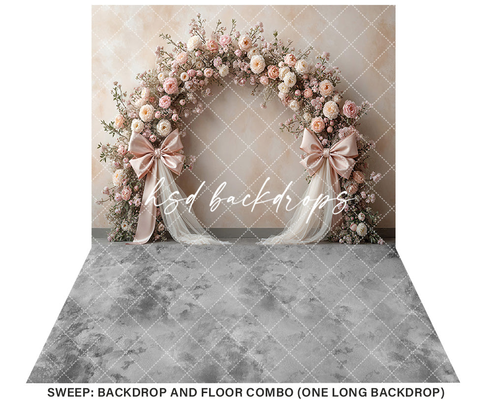 Boho Blooms & Bows - Peach