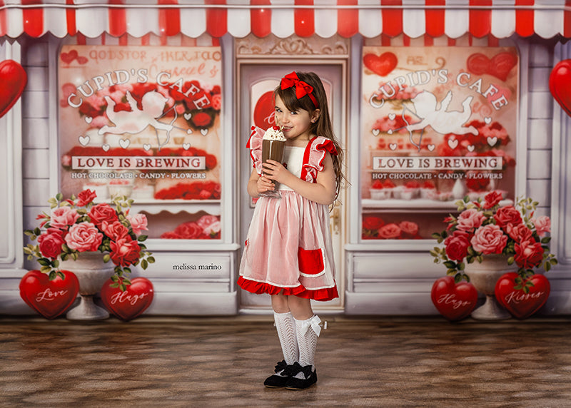 Cupid's Cafe - HSD Photography Backdrops 