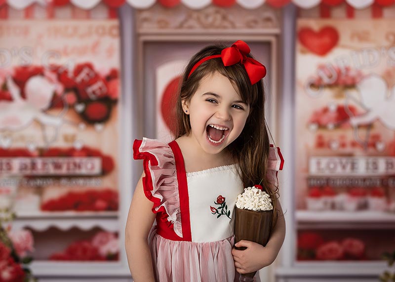 Cupid's Cafe - HSD Photography Backdrops 