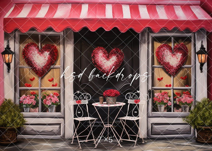 Sweetheart Cafe - HSD Photography Backdrops 