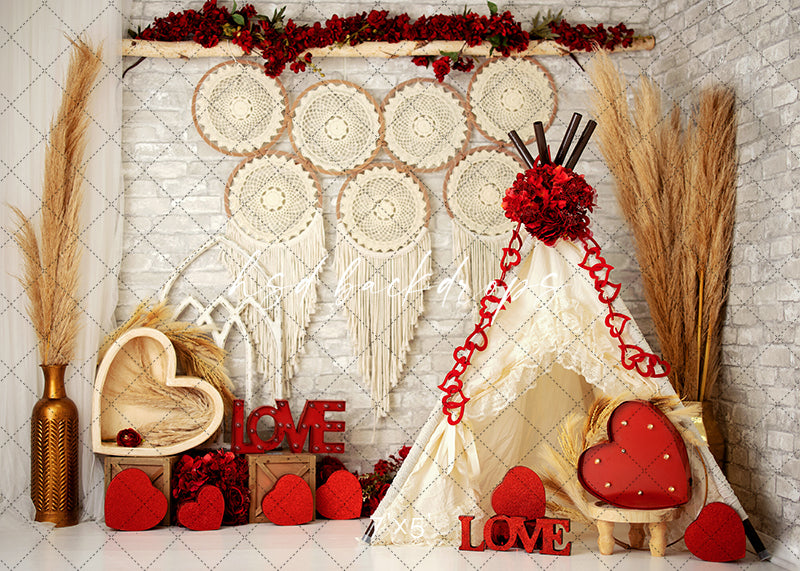 Boho Valentine's Day - HSD Photography Backdrops 