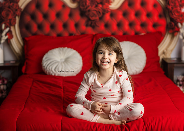 Royal Valentine's Headboard - HSD Photography Backdrops 