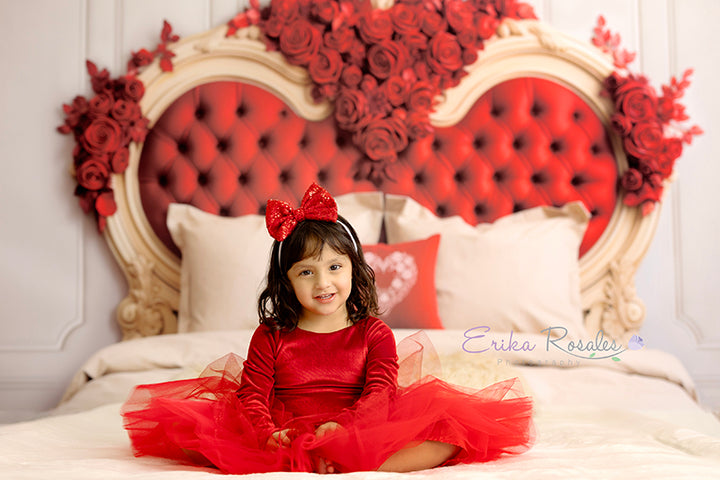 Royal Valentine's Headboard - HSD Photography Backdrops 