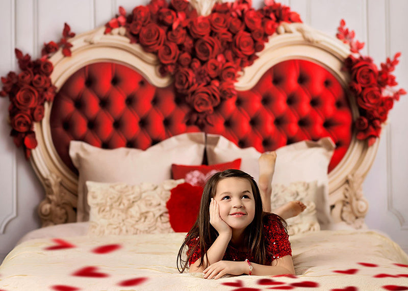 Royal Valentine's Headboard - HSD Photography Backdrops 