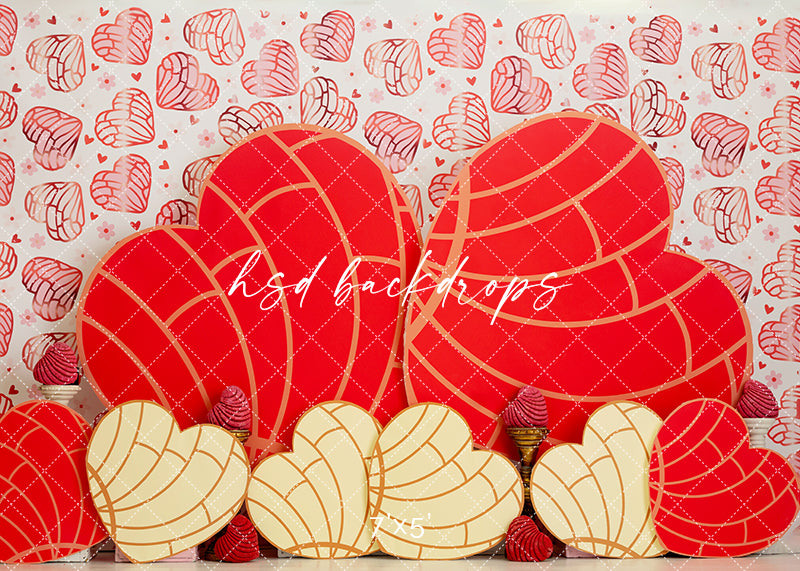 Heart Conchas - HSD Photography Backdrops 