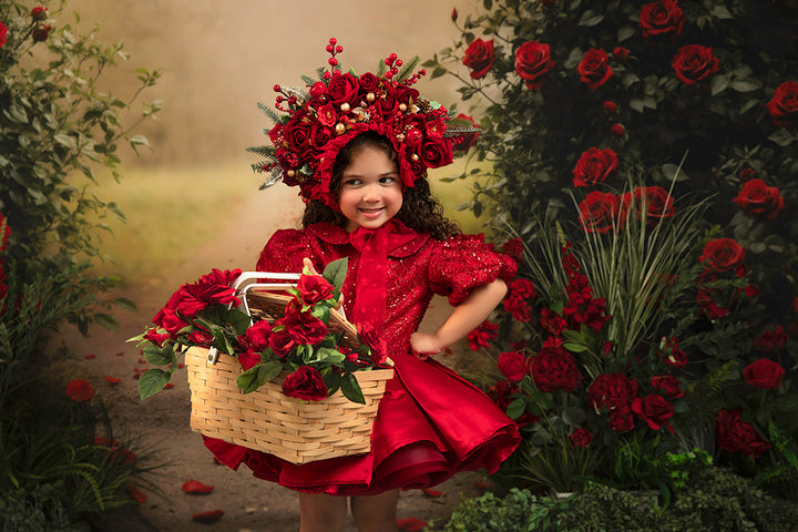 Enchanted Red Rose Arch (sweep options)