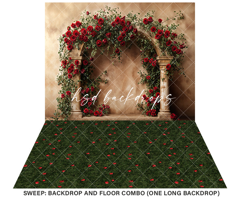 Romantic Roses Arch (sweep options)