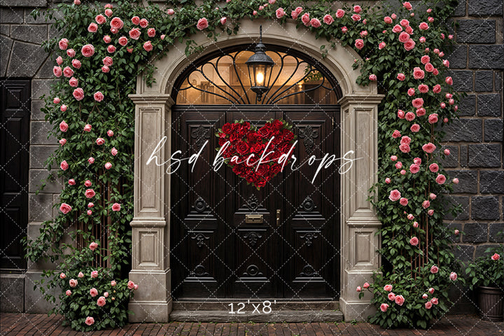 Arched Valentine's Day Door (sweep options)