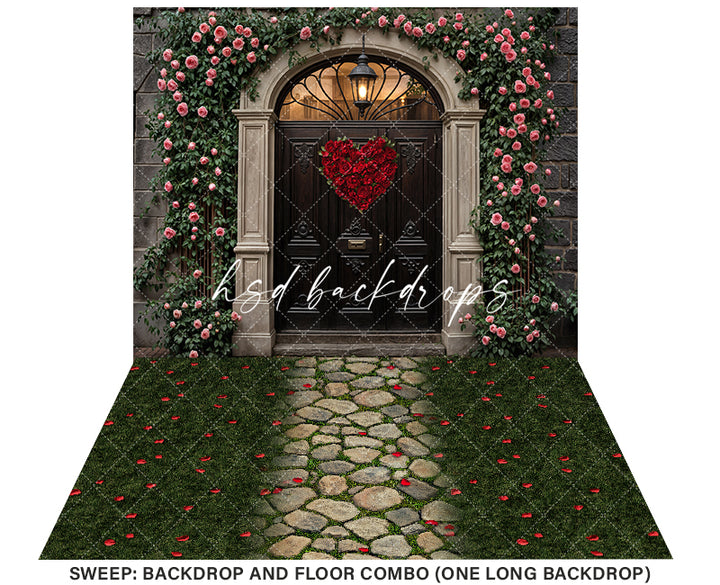 Arched Valentine's Day Door (sweep options)