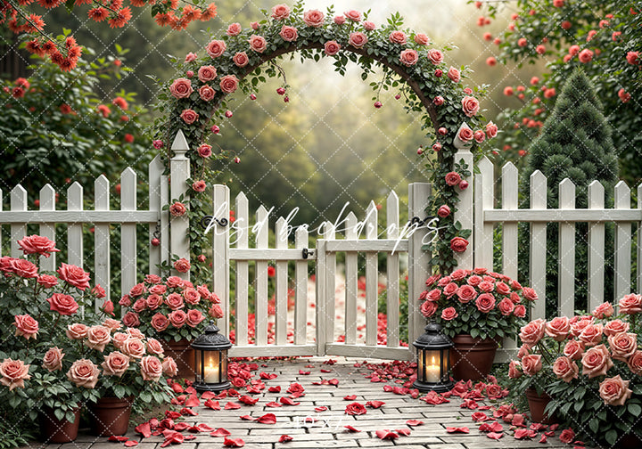 Pink Roses Arch (sweep options)