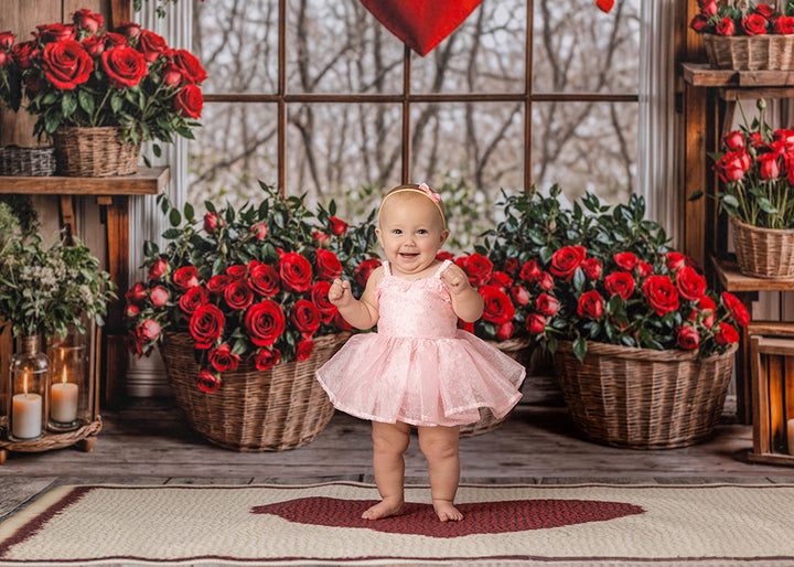 Valentines Day Flower Shop Window (sweep options)