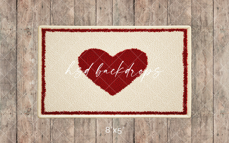 Red Heart Rug