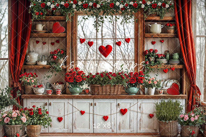 Valentine's Day Kitchen Wall (sweep options)