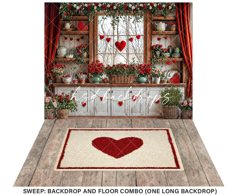 Valentine's Day Kitchen Wall (sweep options)