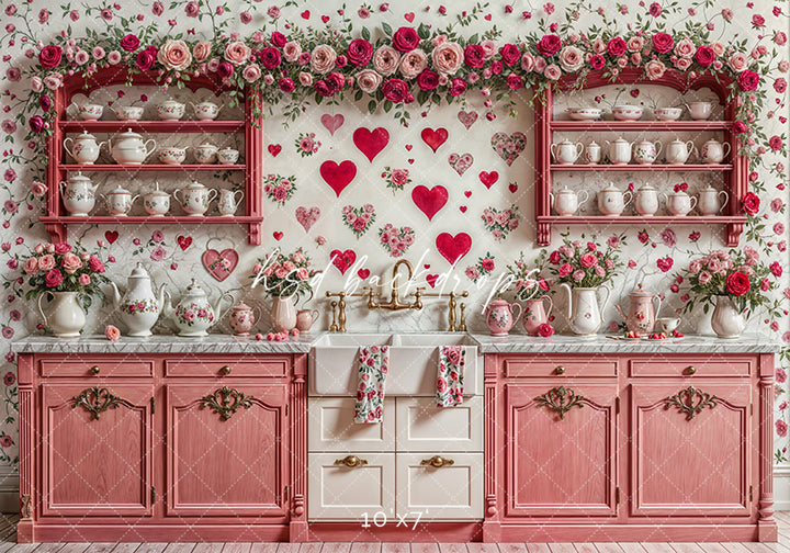 Pink Valentine's Day Kitchen (sweep options)