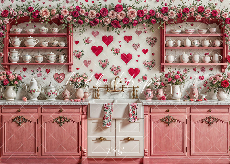 Pink Valentine's Day Kitchen (sweep options)