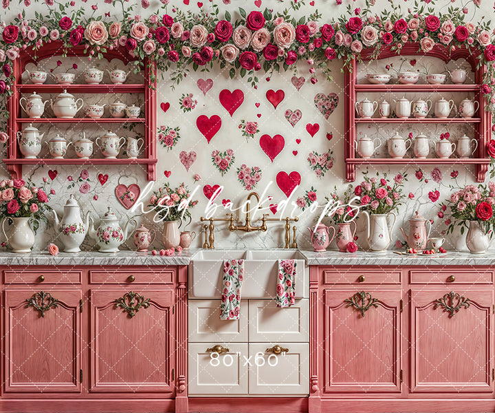 Pink Valentine's Day Kitchen (sweep options)