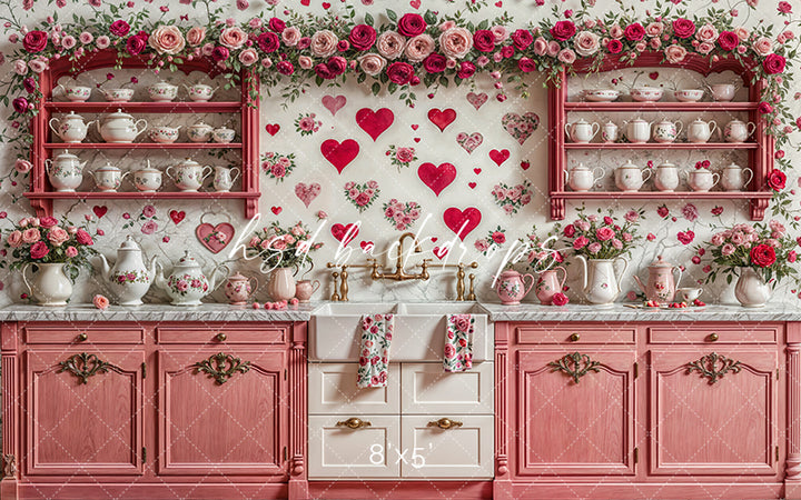 Pink Valentine's Day Kitchen (sweep options)