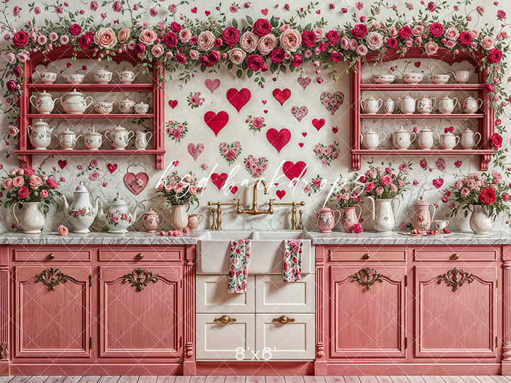 Pink Valentine's Day Kitchen (sweep options)