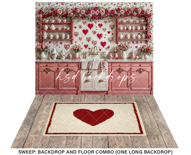 Pink Valentine's Day Kitchen (sweep options)