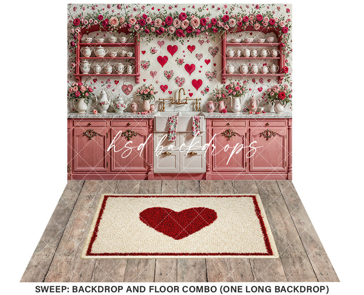 Pink Valentine's Day Kitchen (sweep options)