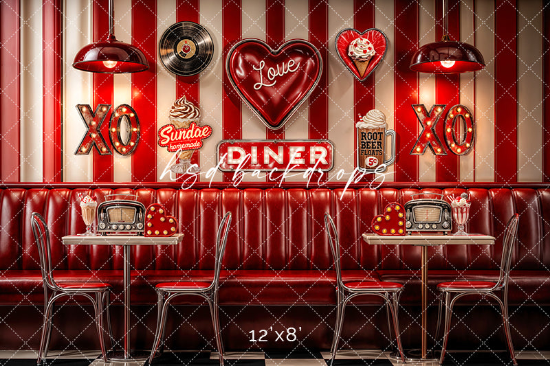 Retro Valentine's Day Diner