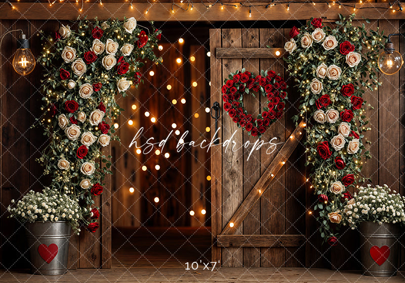 Rustic Valentine's Day Door (sweep options)