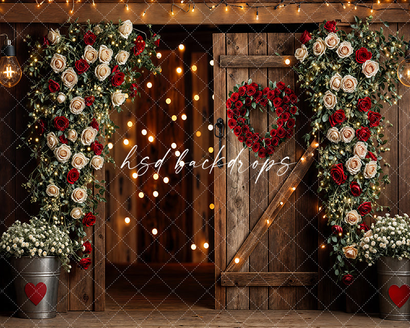 Rustic Valentine's Day Door (sweep options)