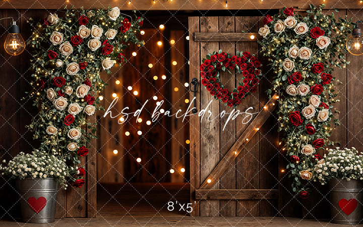 Rustic Valentine's Day Door (sweep options)