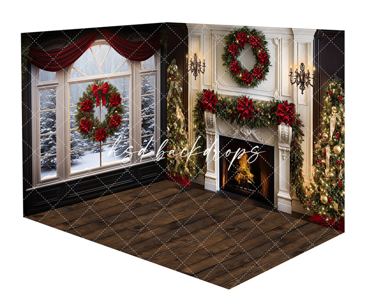 Christmas Room - CHS50913 - HSD Photography Backdrops 