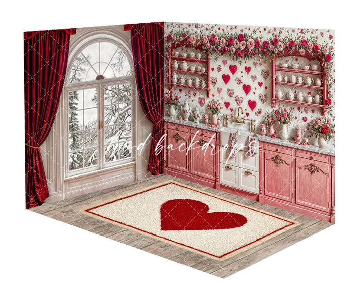 Valentine's Day Room - VD32829 Pink Kitchen