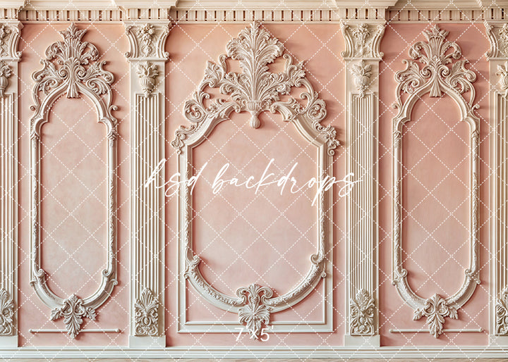 Pink Baroque Wall