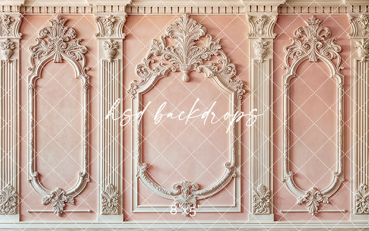 Pink Baroque Wall