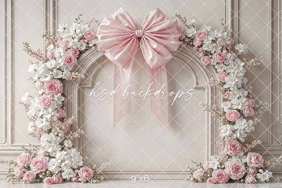 Coquette Wall - Pink & White