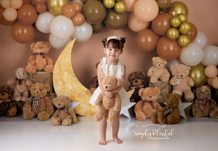 Teddy Bear Balloons - HSD Photography Backdrops 