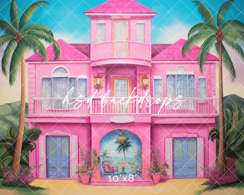 Dolly's Tropical Dreamhouse - HSD Photography Backdrops 