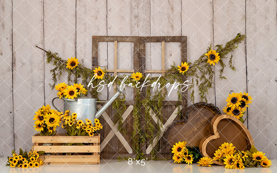 Sunflower Scene - HSD Photography Backdrops 