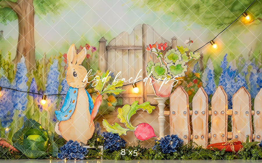 Rabbit's Garden Set Up - HSD Photography Backdrops 