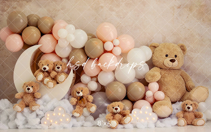 Teddy Bear Birthday - HSD Photography Backdrops 