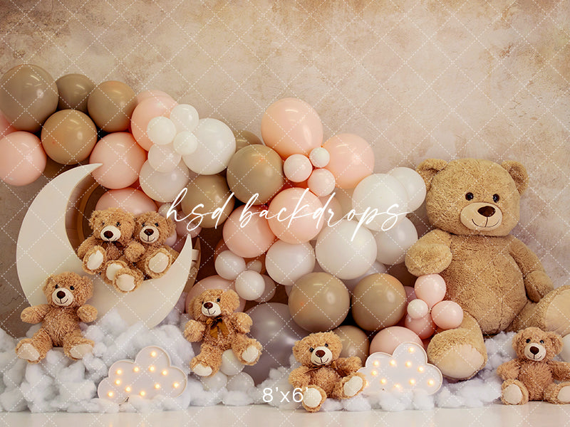 Teddy Bear Birthday - HSD Photography Backdrops 