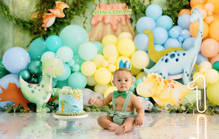 Dinosaur Birthday - HSD Photography Backdrops 