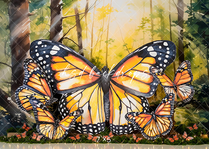 Monarch Butterfly - HSD Photography Backdrops 