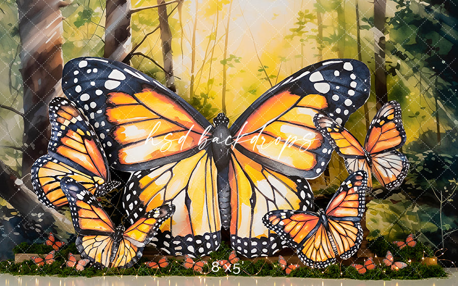 Monarch Butterfly - HSD Photography Backdrops 